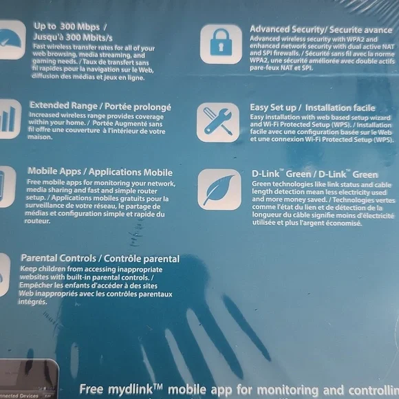 D-Link N300 Wireless Router. SEALED. NEW - Picture 2 of 13